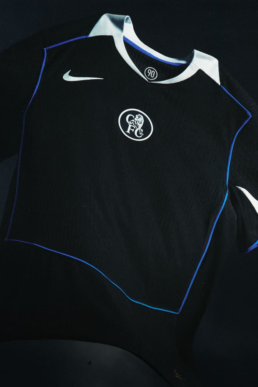 Shop New Chelsea F.C. 2025/26 T90 Third Kit Shop New Chelsea F.C. 2025/26 T90 Third Kit