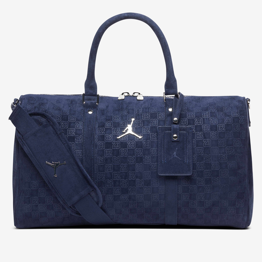 Women's Bags & Backpacks-Nike, Jordan, Suede Monogram Duffel (25L)