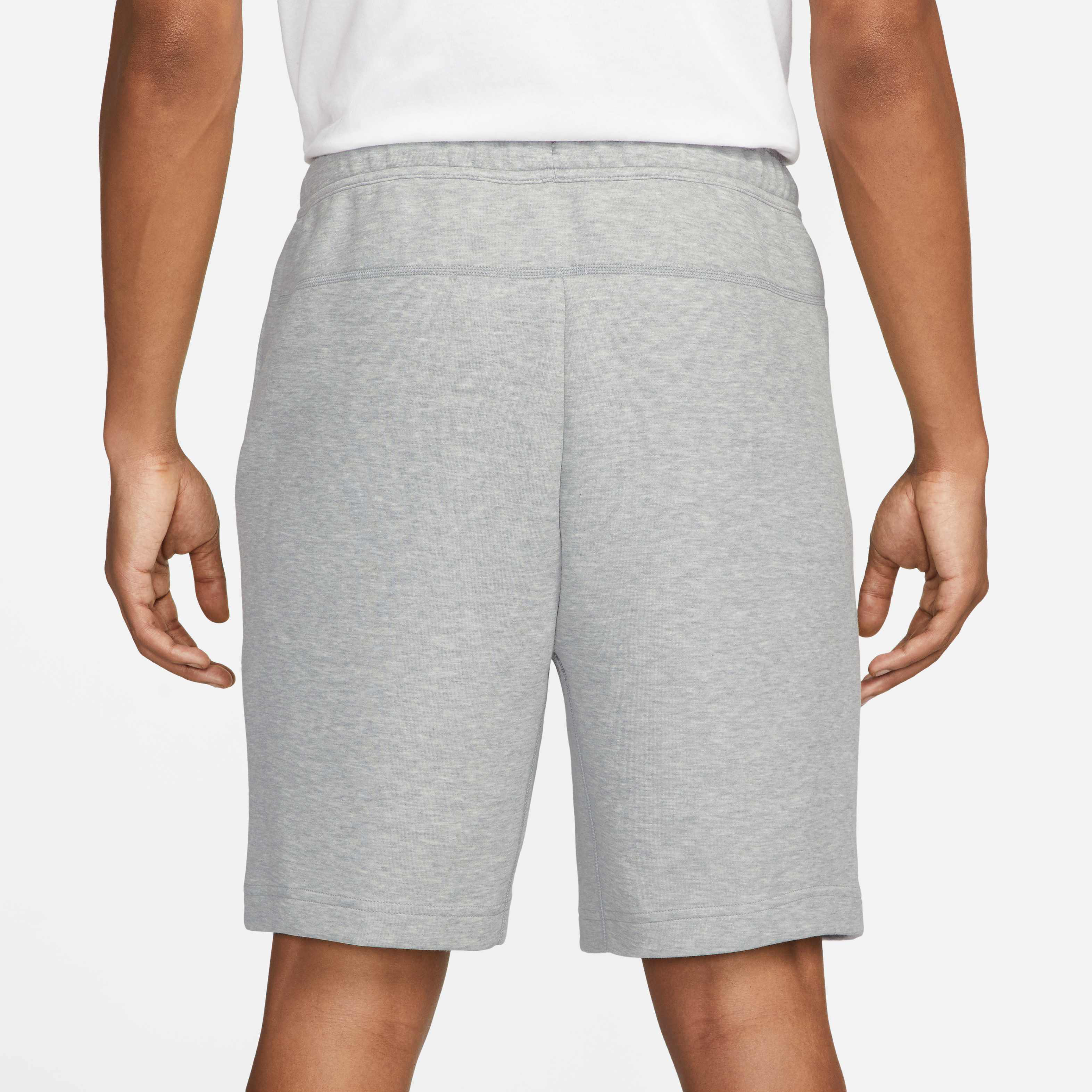 dark grey nike fleece shorts