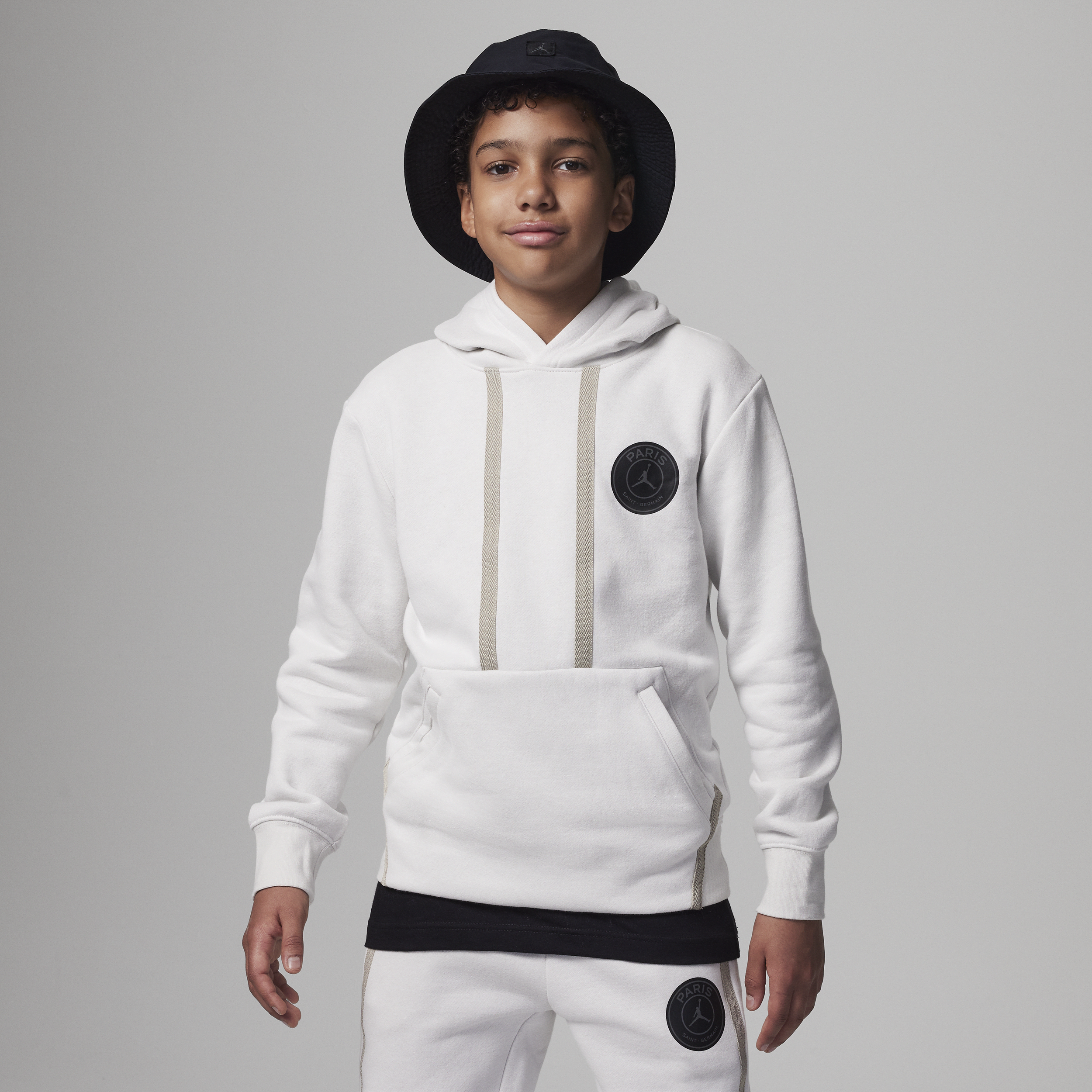 Jordan Paris Saint-Germain Fleece Pullover Hoodie image number 0