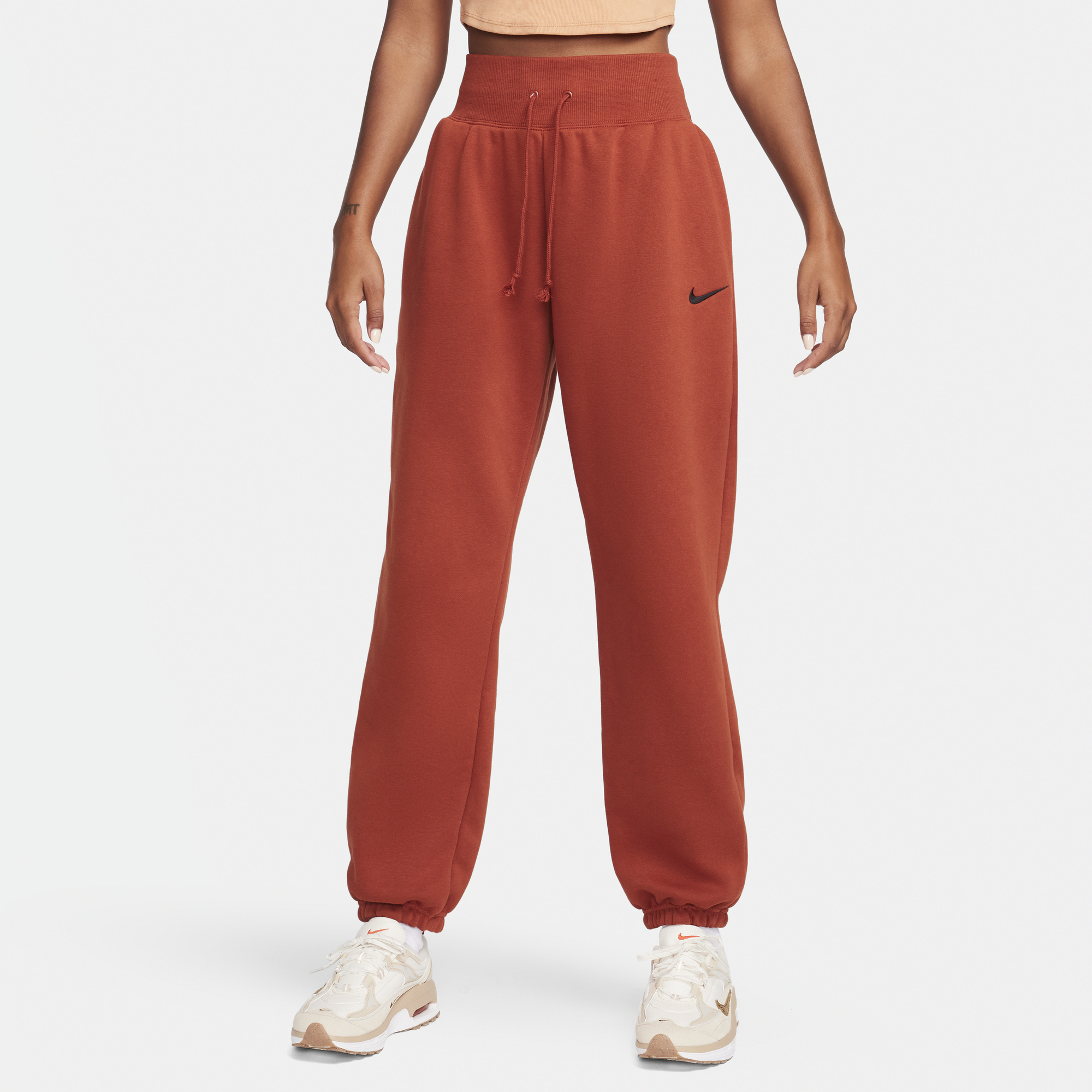 Shop Sportswear Phoenix Fleece Women s High Waisted Oversized
