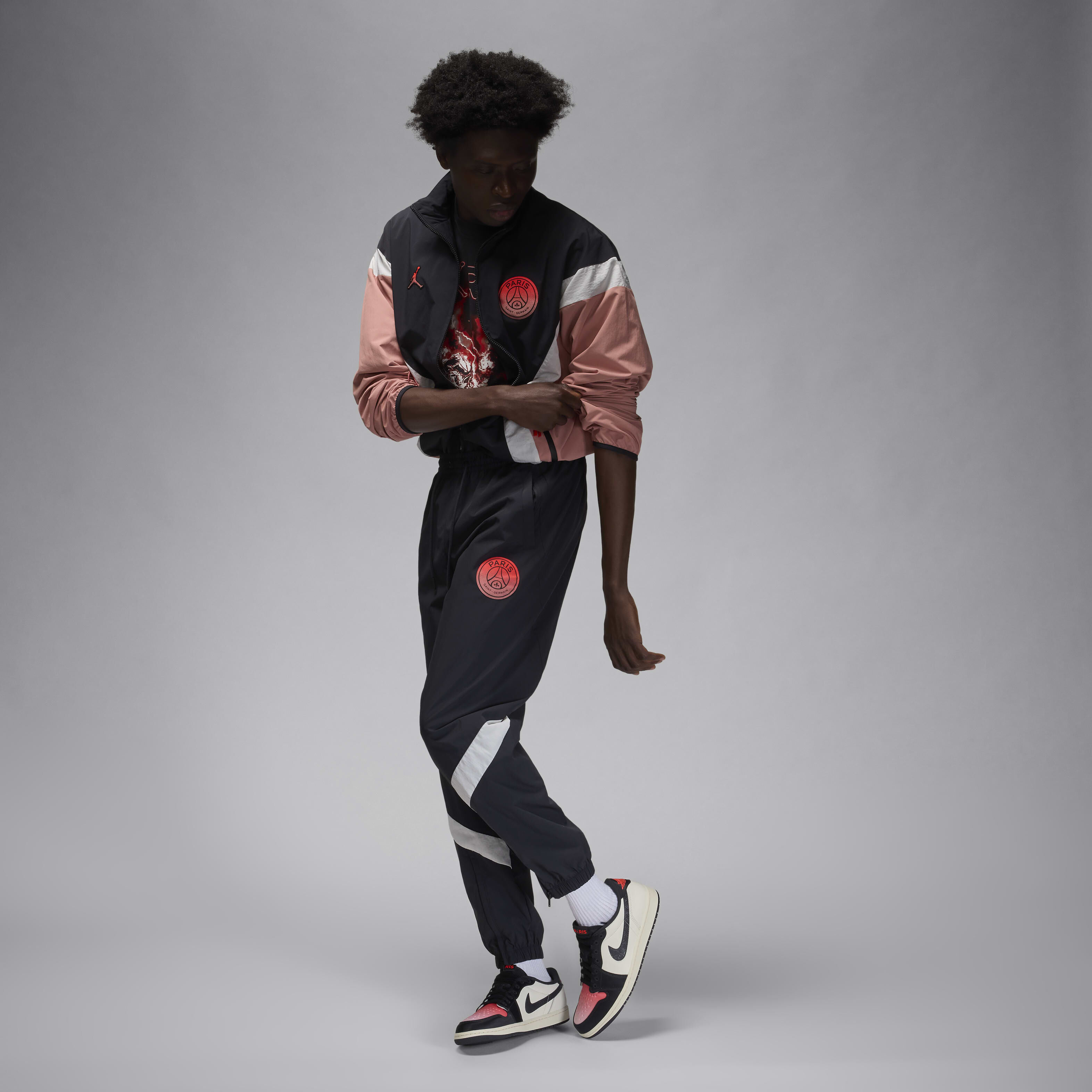Jogging psg jordan rouge discount