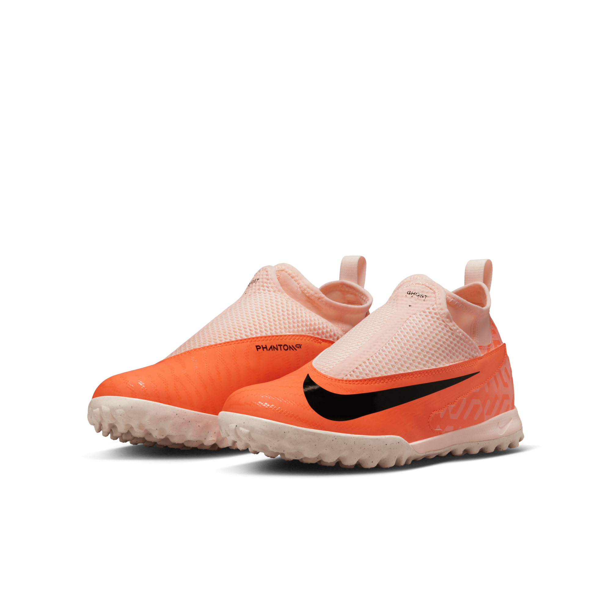 Orange nike store shoes youth
