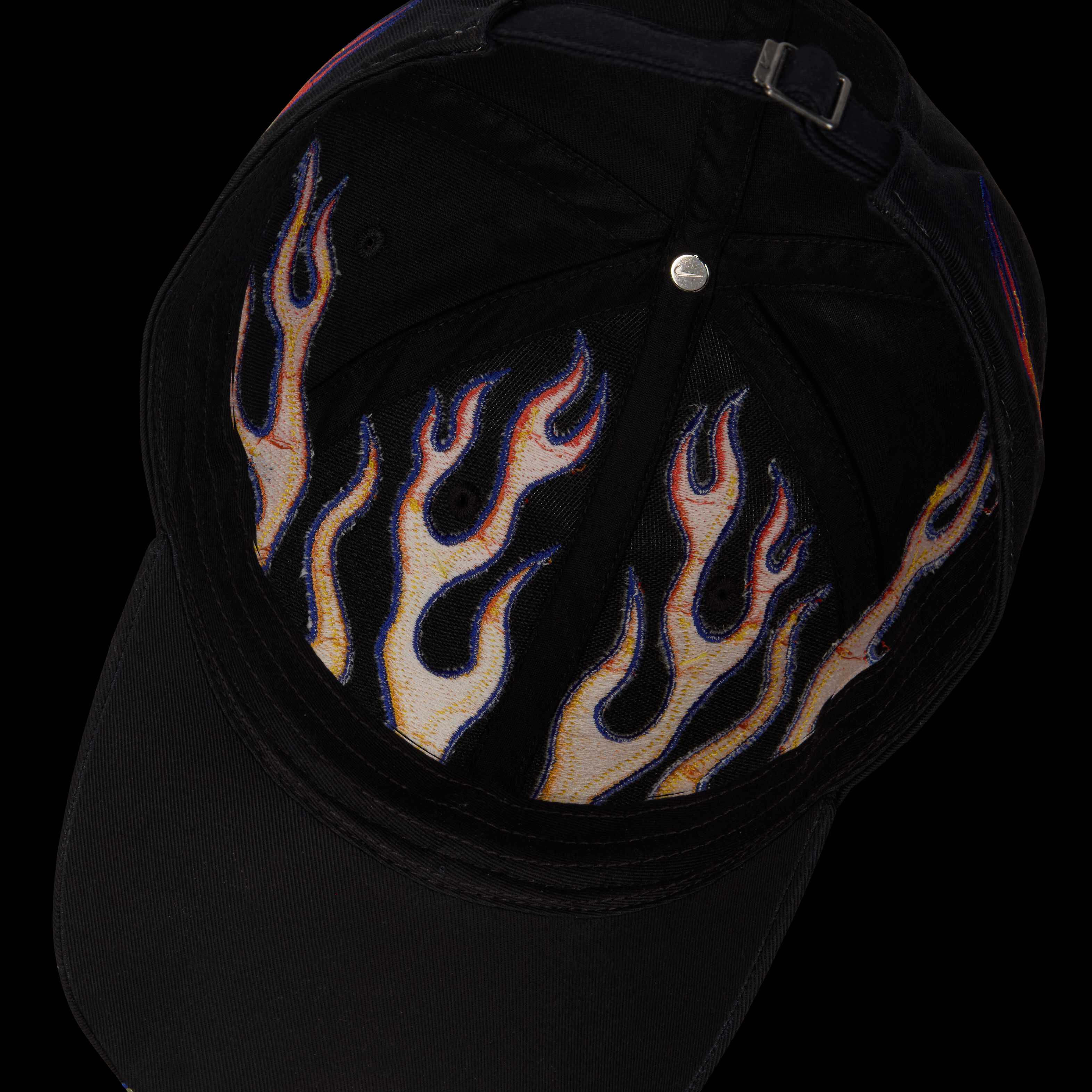 Buy Nike Club Cap Structured OG Flame Cap - Black | Nike UAE