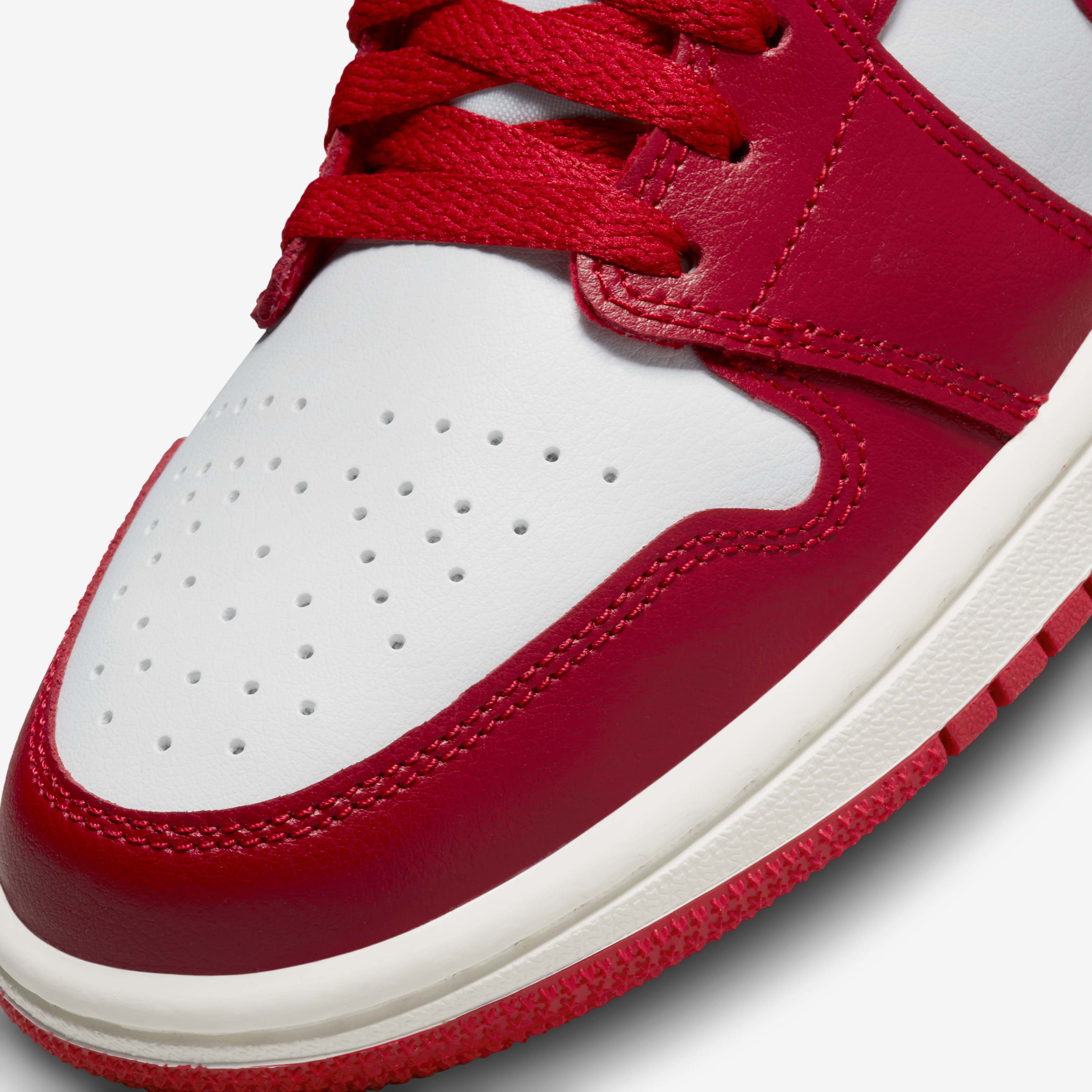 jordan 1 low gym red white womens