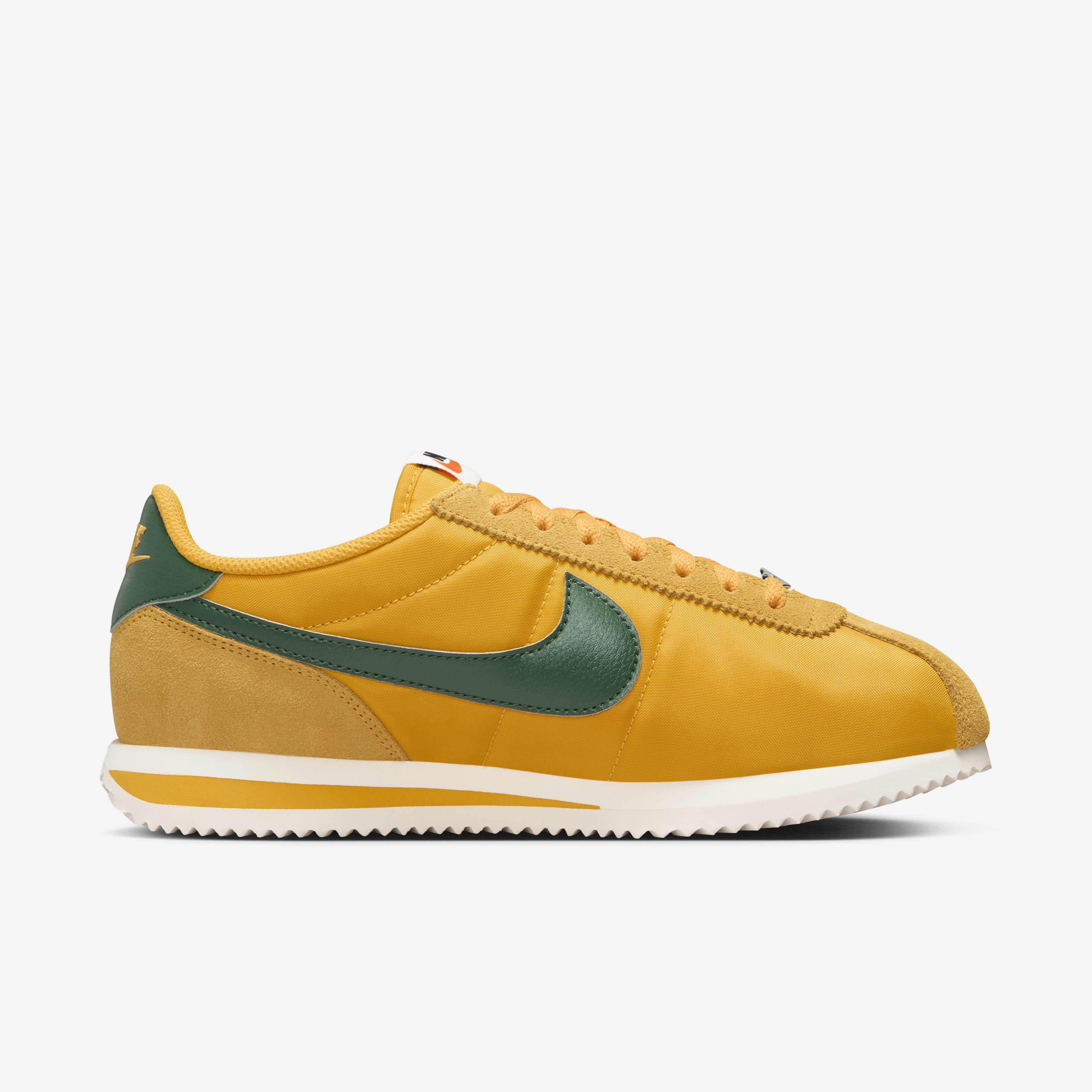 Yellow and orange nike shoes top