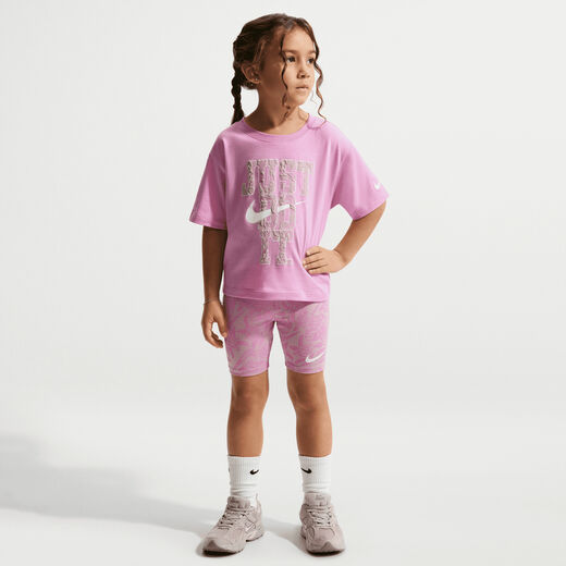 Tracksuits-Nike, Nike Lace It Up, Little Kids' 2-Piece Bike Shorts Set