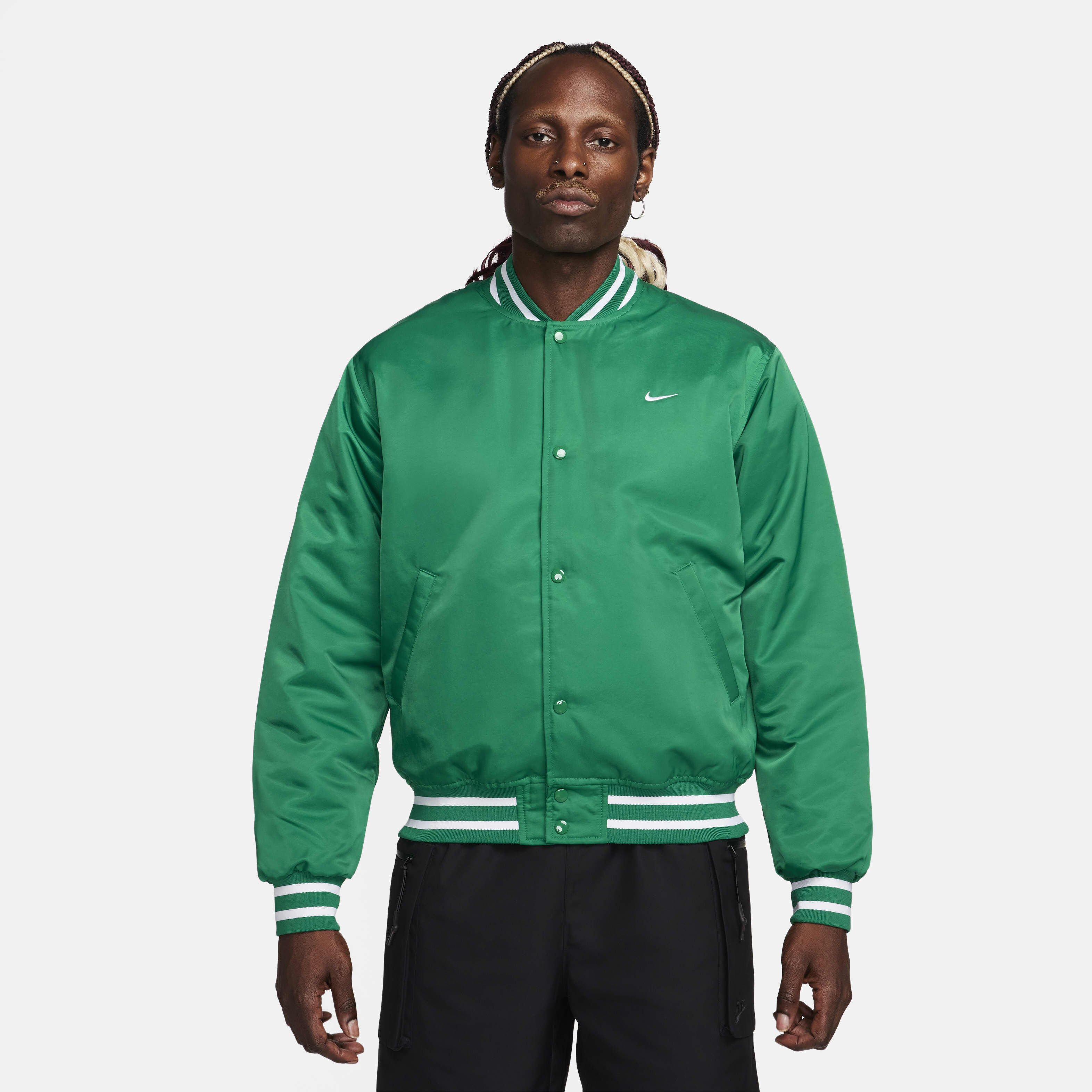 Buy Nike Authentics Men's Dugout Jacket Malachite/Malachite/White