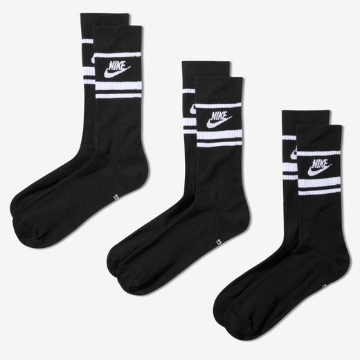 Nike Men - Socks-Nike, Nike Sportswear Dri-FIT Everyday Essential, Crew Socks (3 Pairs)