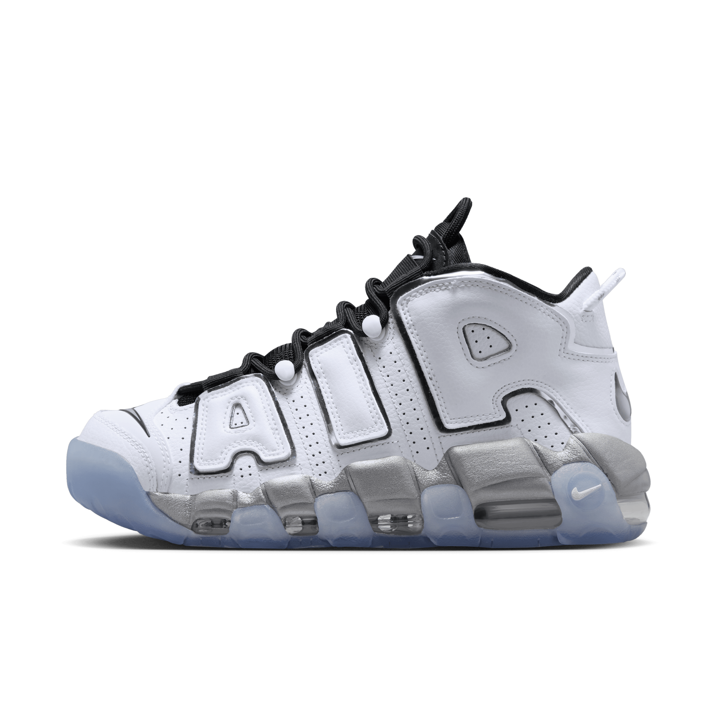 Nike air more uptempo donna argento discount