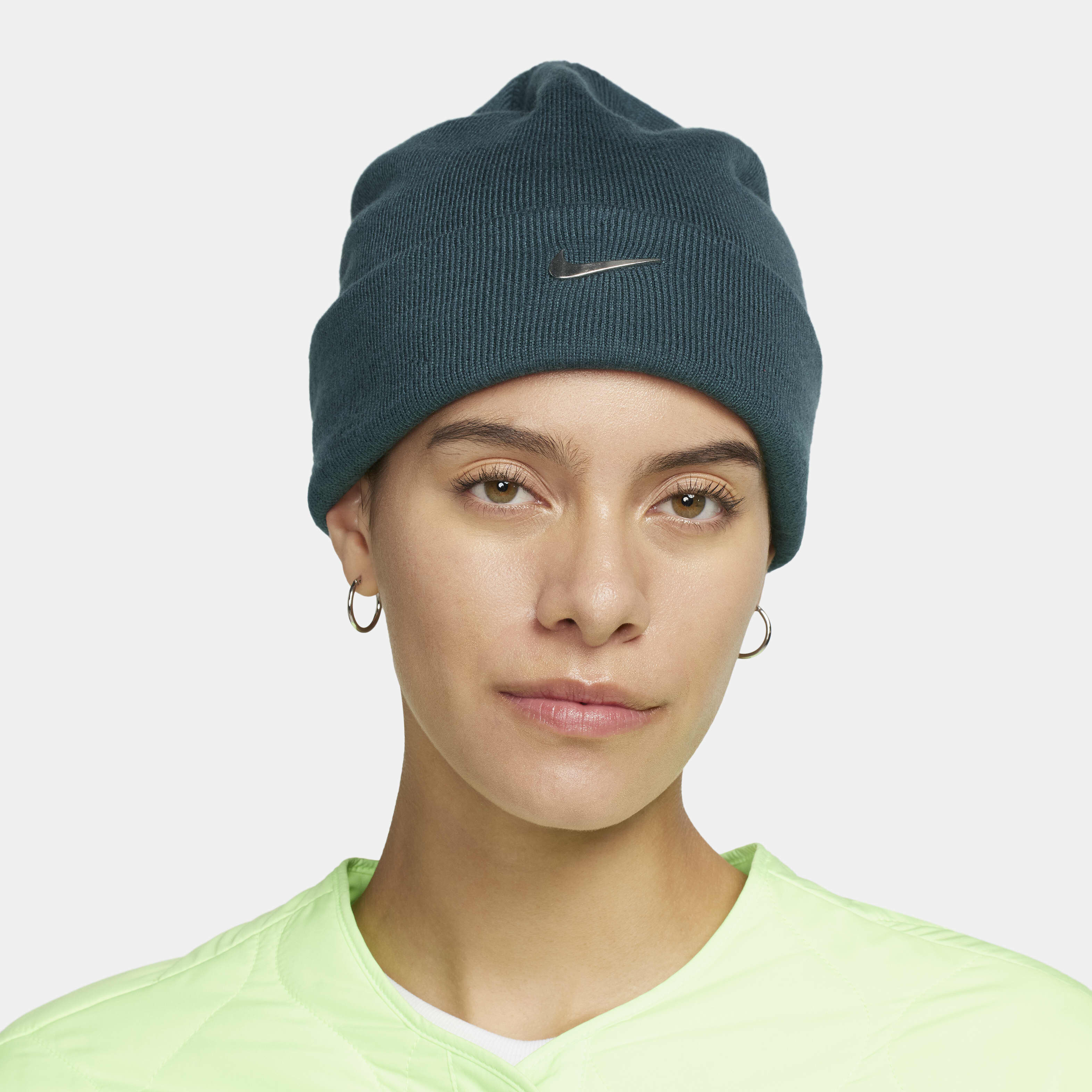 Nike metal swoosh beanie sales