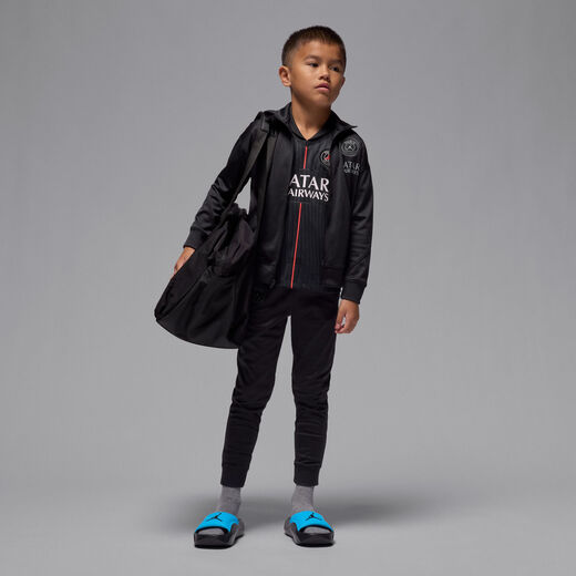 Tracksuits-JRDN, Paris Saint-Germain Strike Fourth, Younger Kids' Jordan Dri-FIT Football Knit Tracksuit