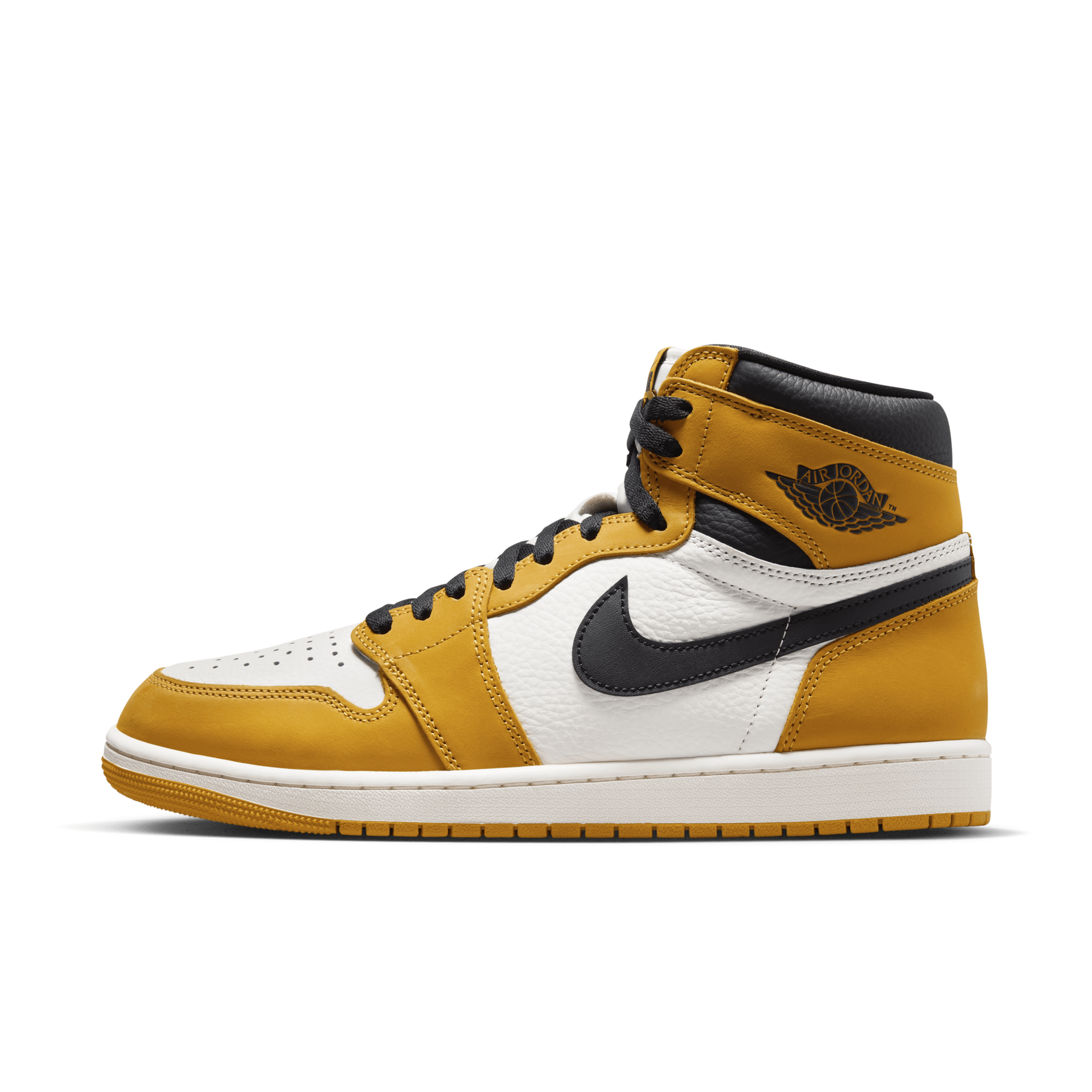 Yellow black hotsell nike jordans
