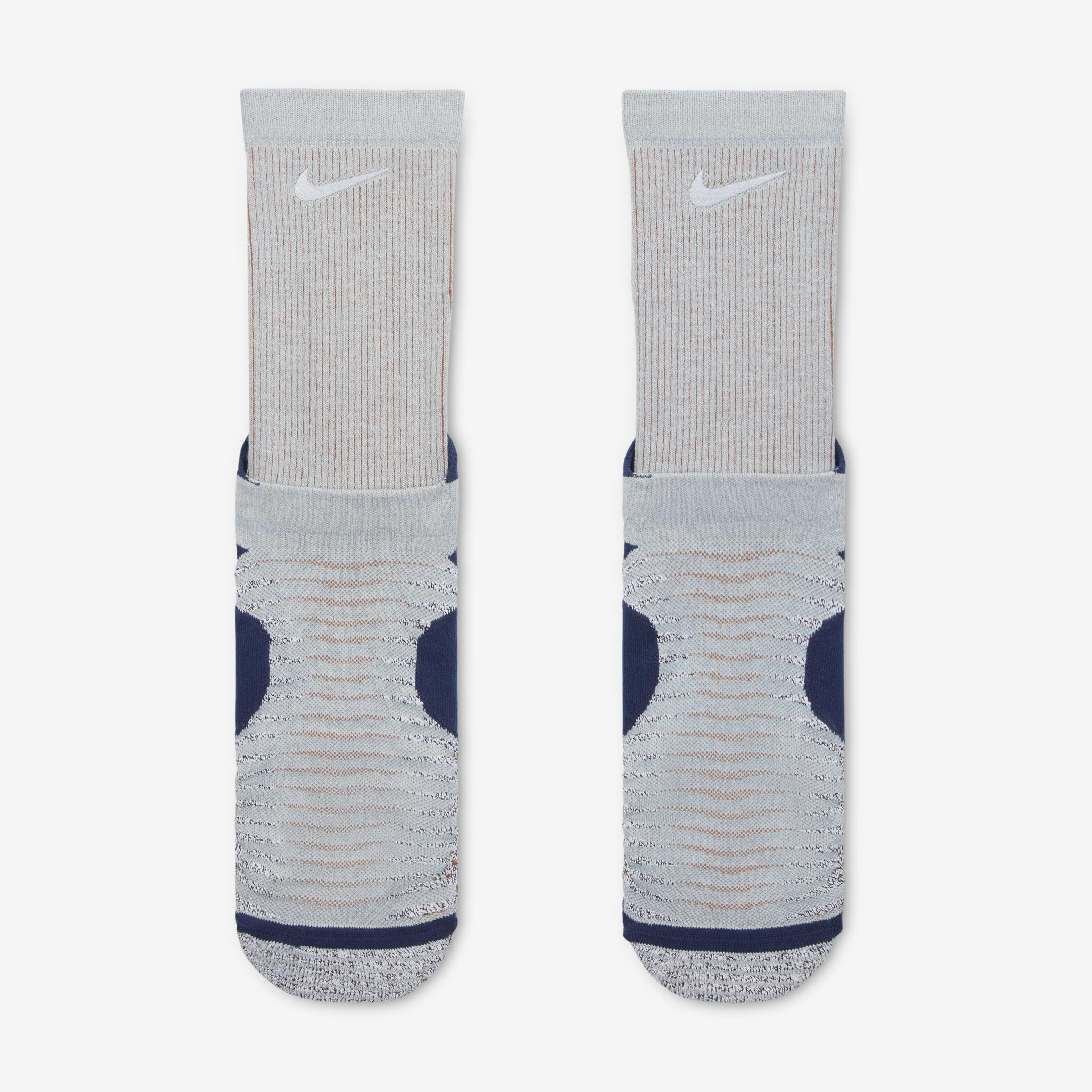 Buy Nike Dri FIT Trail Running Crew Socks Glacier Blue Midnight Navy Dark Russet Nike UAE Official