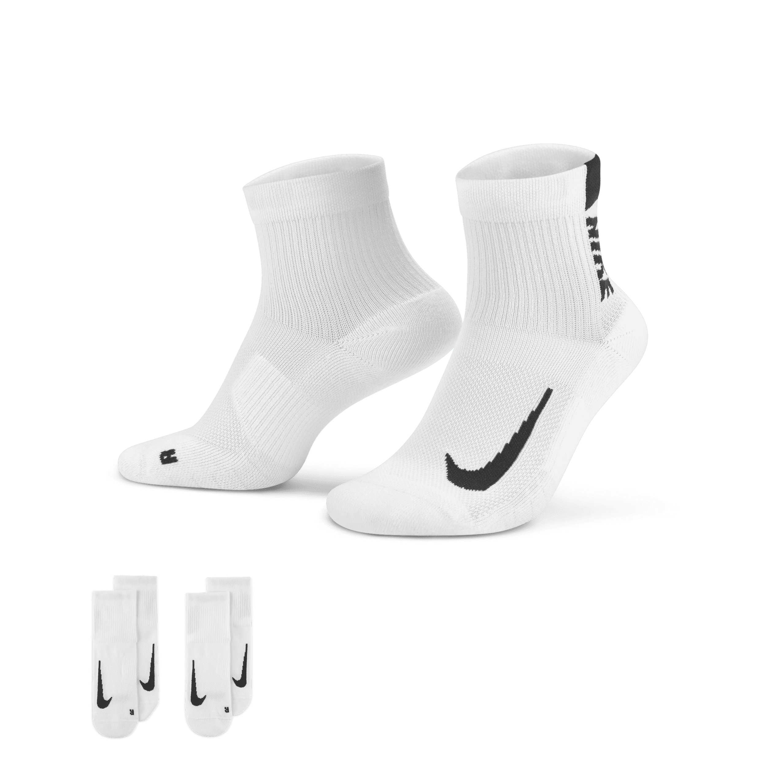 Shop Multiplier Running Ankle Socks 2 Pairs Nike UAE