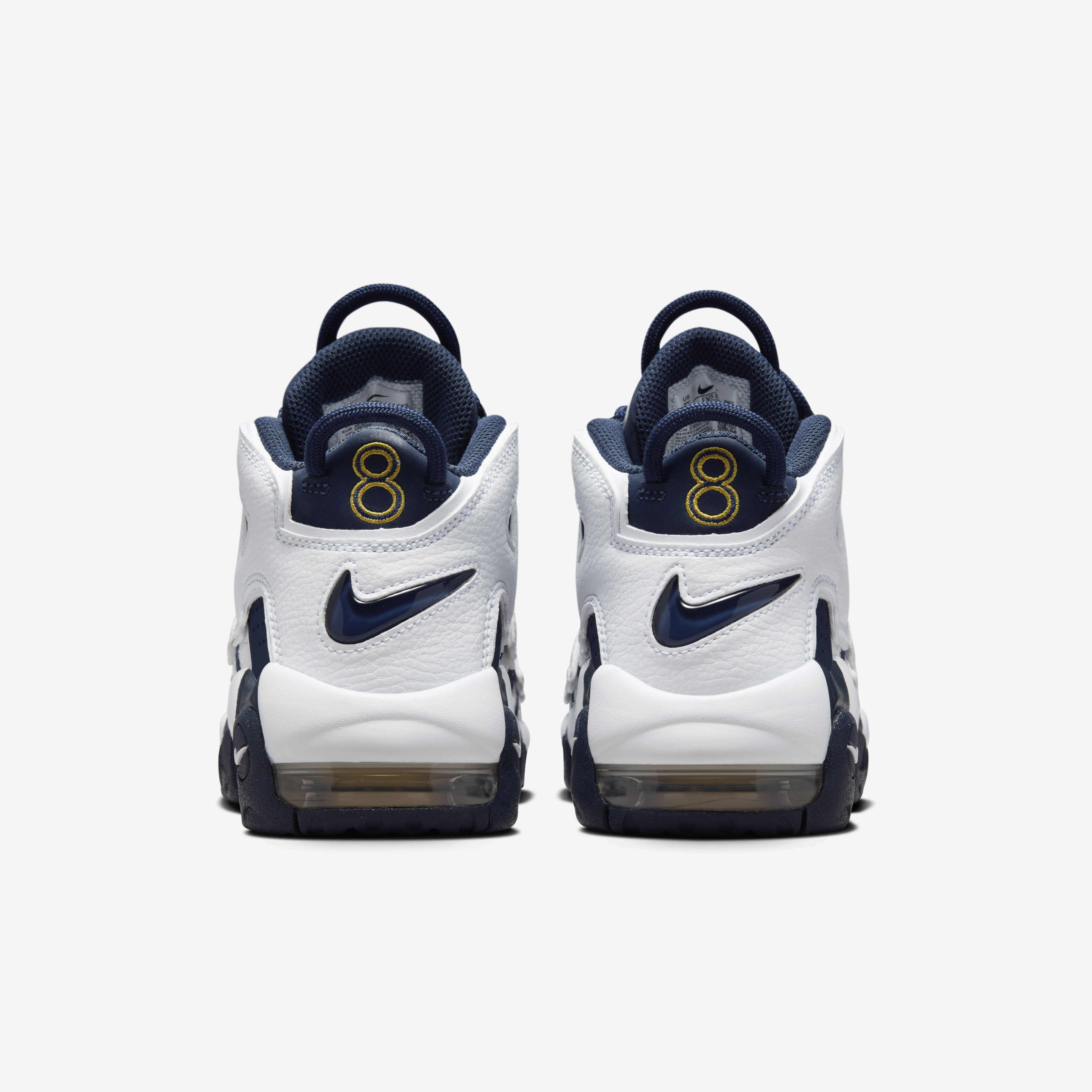 Buy Nike Air More Uptempo Older Kids Shoes White Metallic Gold University Red Midnight Navy Nike UAE Official