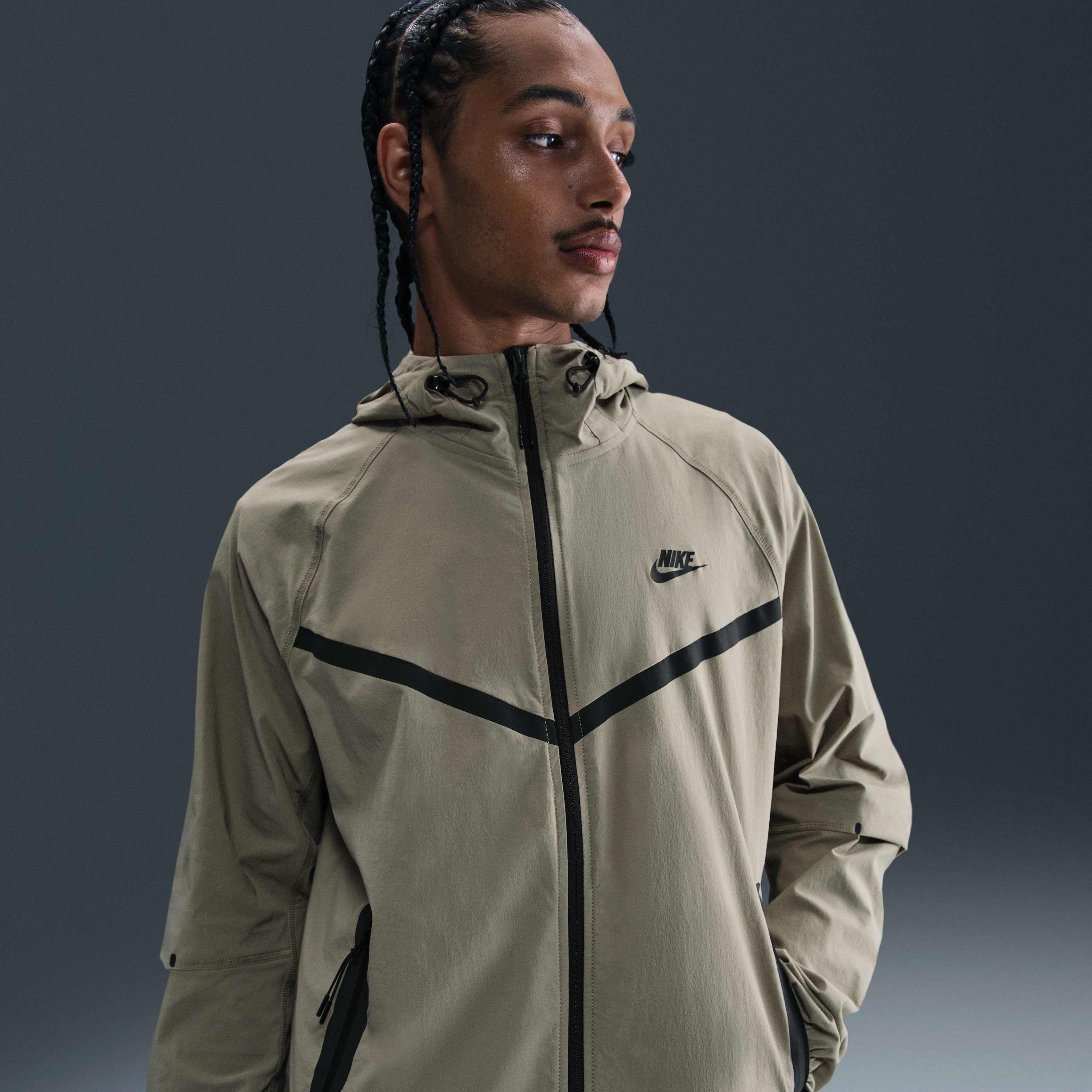 Buy Nike Tech Men's Woven Jacket - Light Army/Light Army