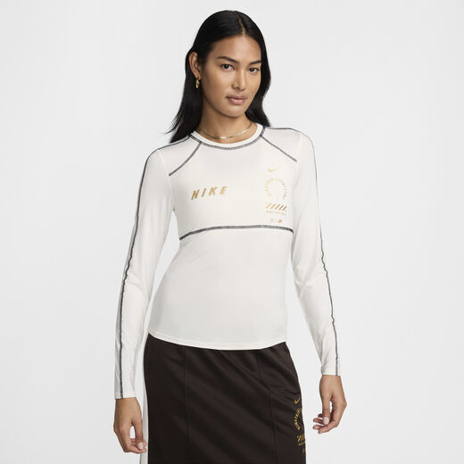 T-Shirts & Tops-Nike, Nike Sportswear, Women's Long-Sleeve Top T-Shirts & Tops-Nike, Nike Sportswear, Women's Long-Sleeve Top