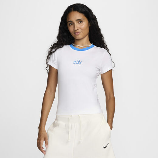 T-Shirts & Tops-Nike, Nike Sportswear Chill Knit, Women's Slim Cropped T-Shirt