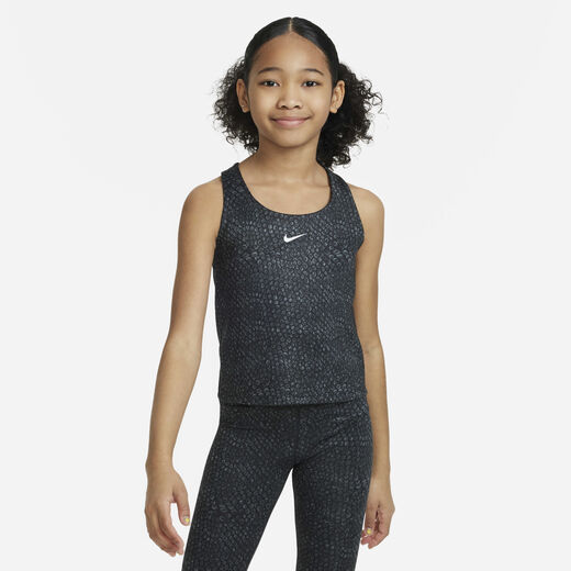 T-Shirts & Tops-Nike, Nike Swoosh, Older Kids' (Girls') Tank Sports Bra