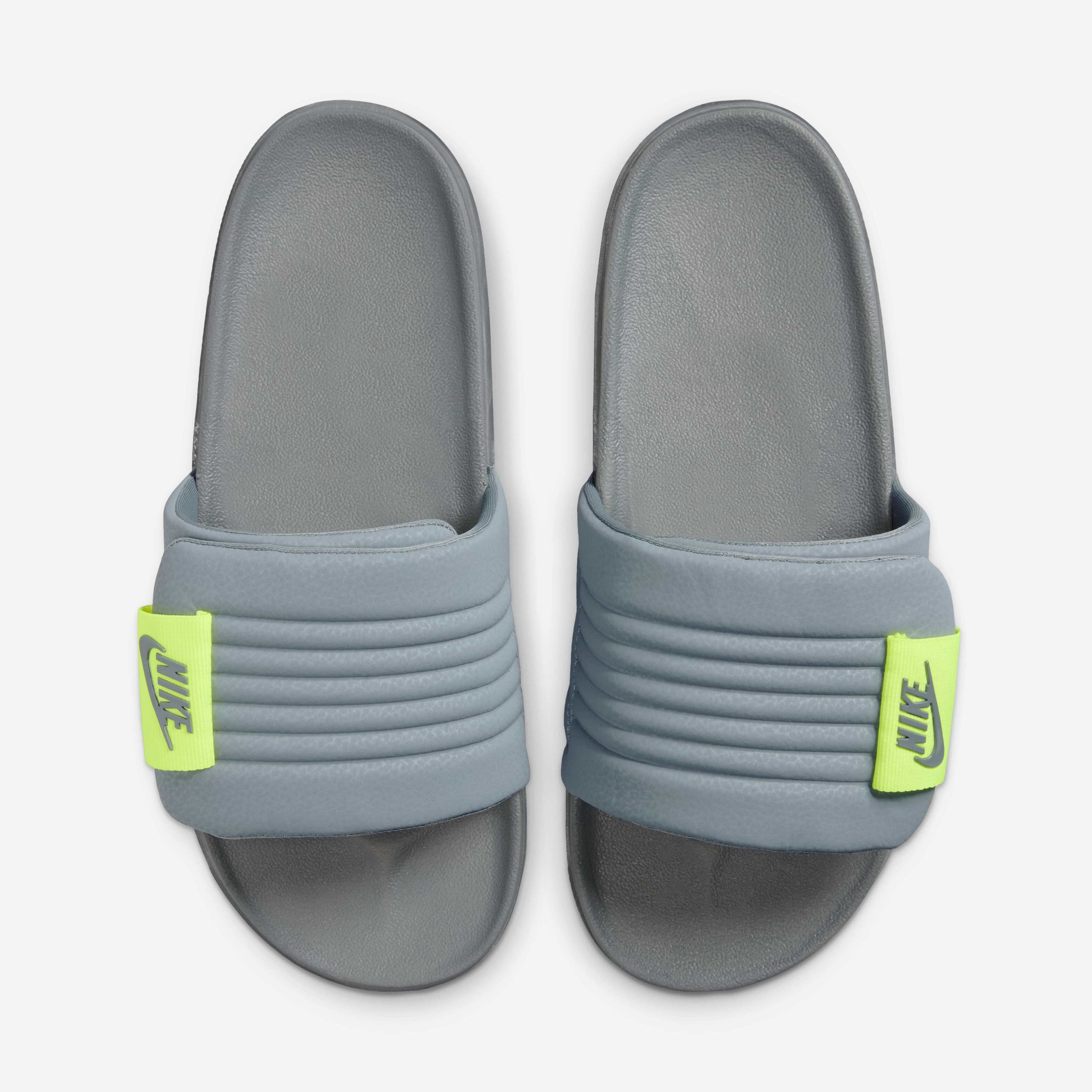 Buy Nike Offcourt Adjust Men's Slides - Cool Grey/Volt/Cool