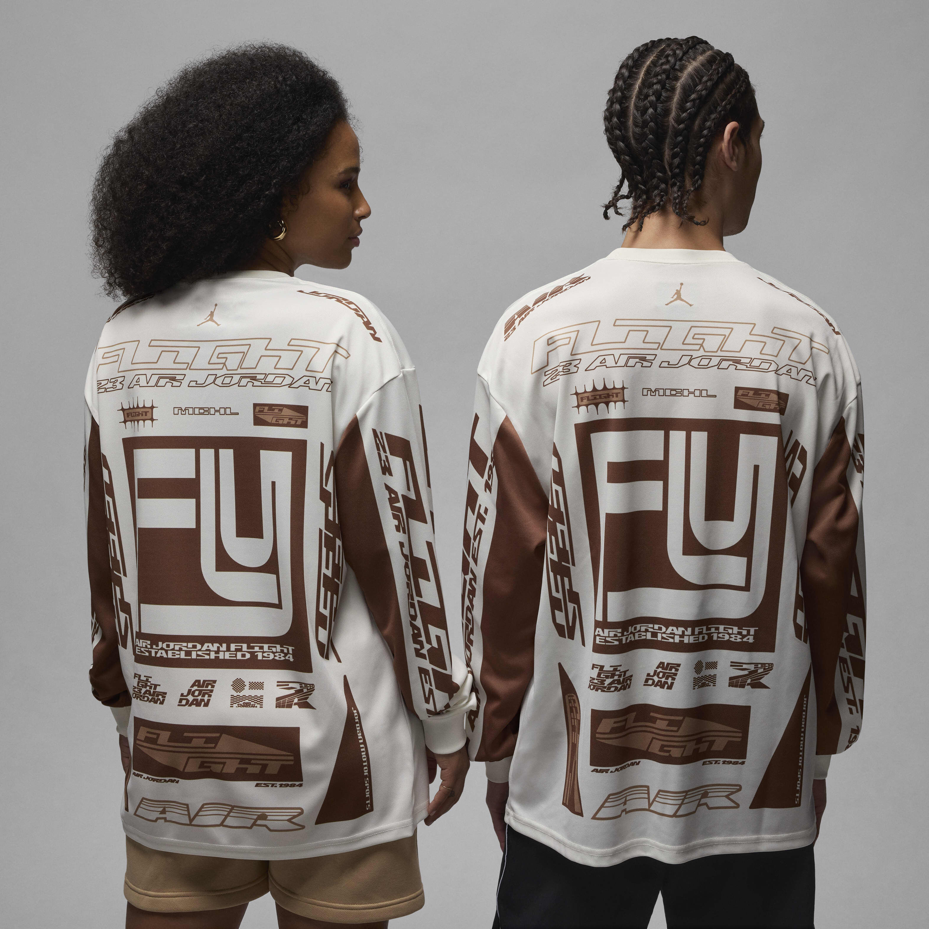 【NIKE】モトスタイル長袖トップスJordan MVP Printed Long Top Unisex Jordan MVP Printed Long-Sleeve Top