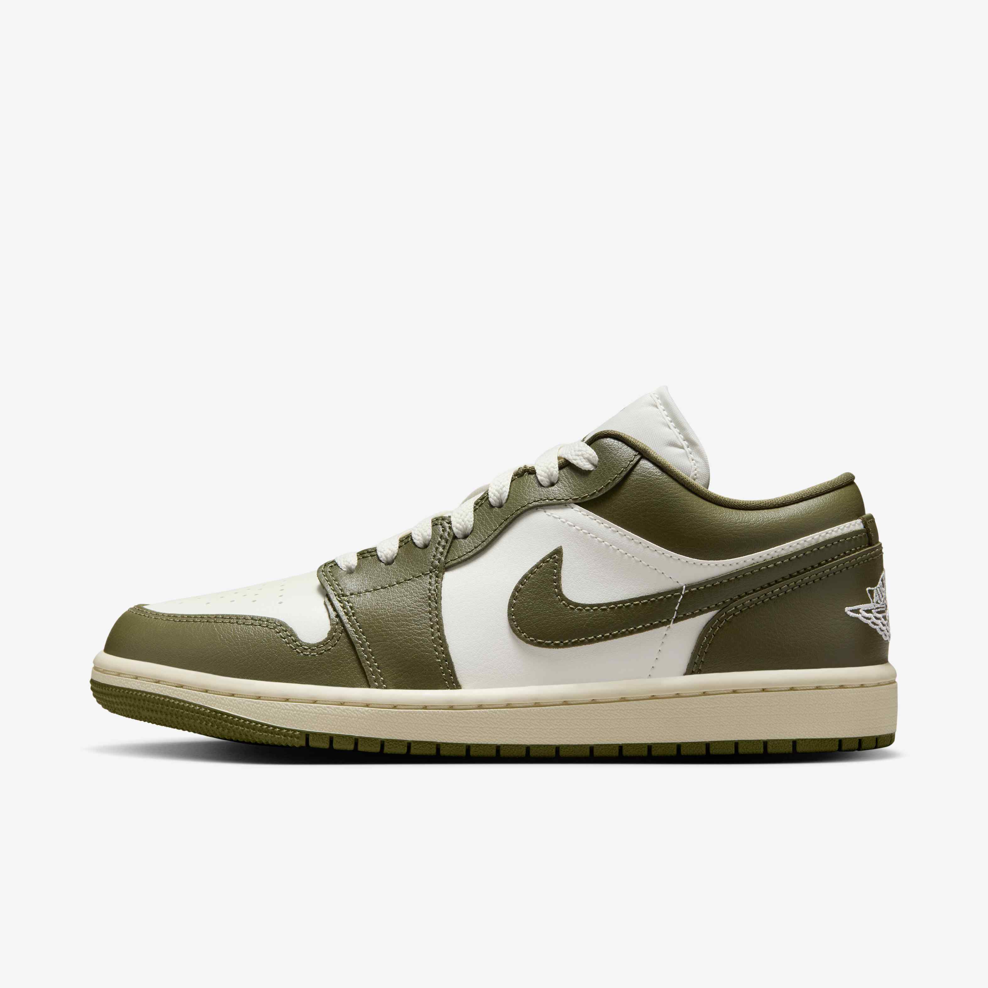 ◆Nike◆ Air Jordan 1 Low W Sale Coconut Milk Medium Olive D Buy Air Jordan 1 Low Women's Shoes - Sail/Coconut Milk