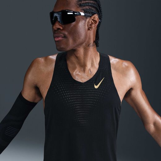 New In Men's Sleeveless Tank Tops-Nike, Nike AeroSwift x Jakob, Men's Dri-FIT ADV Running Vest
