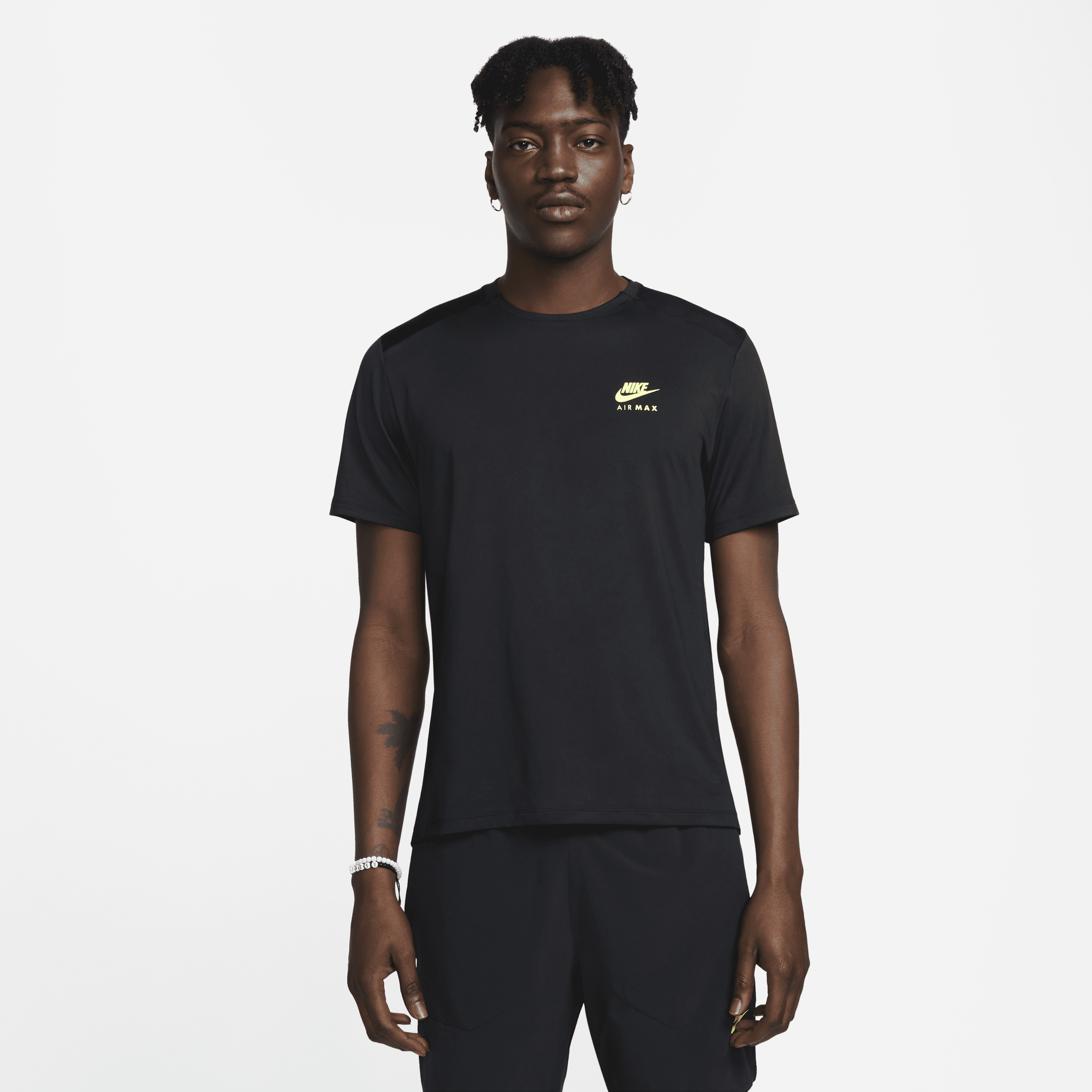 Nike air max cheap t shirt black