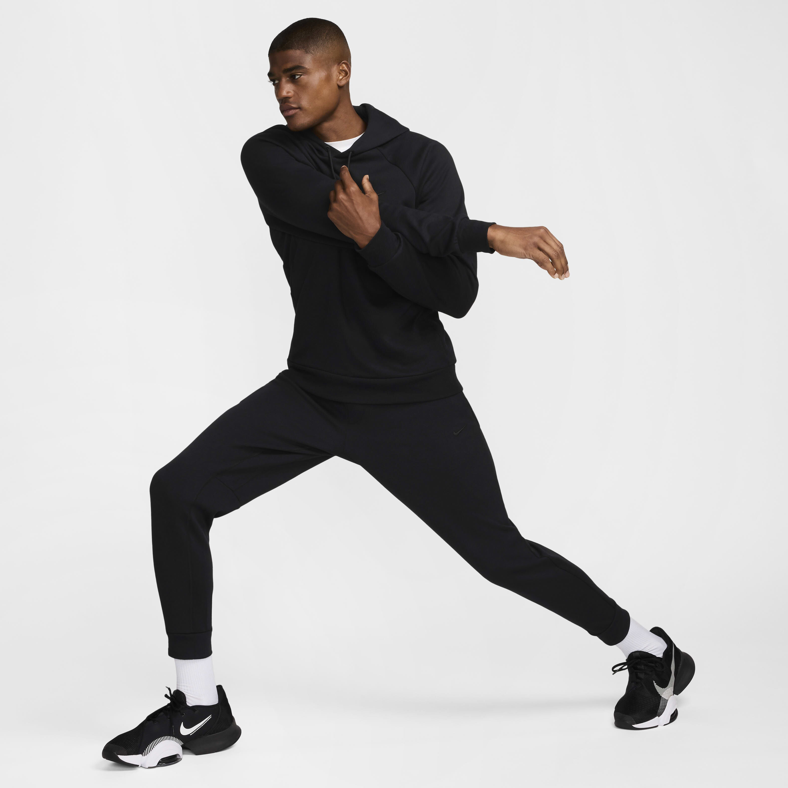 Nike slim fit black joggers clearance