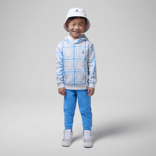 بدلات جري-جوردن, جوردن بروكلين ايسنشالز, طقم بلوفر هودي فيستف من قطعتين للأطفال الرضع