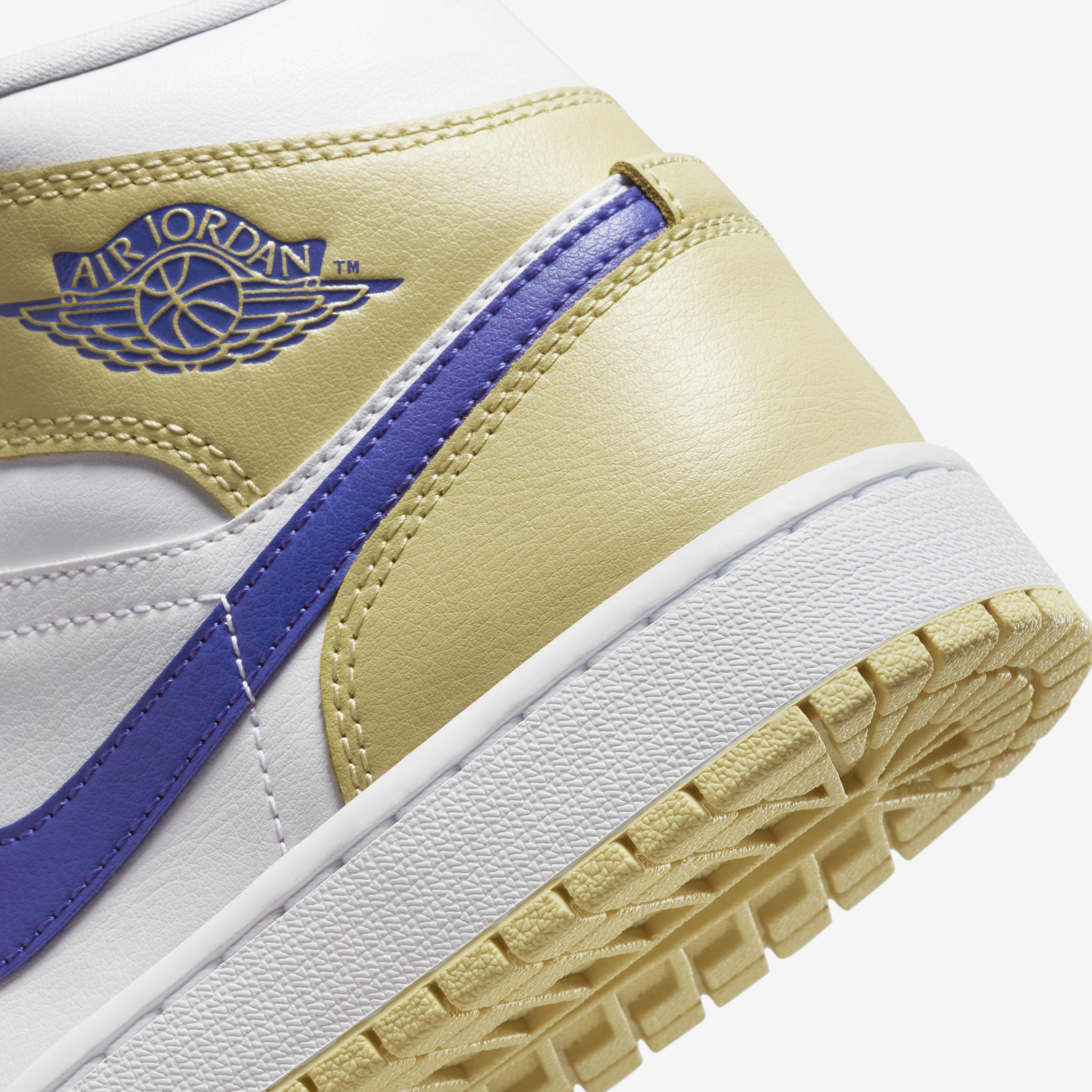★関税込★NIKE★AIR JORDAN 1 Mid Lemon Wash Lapis★22-25.5cm Nike Women's Air Jordan 1 Mid Shoes - Lemon Wash / Lapis