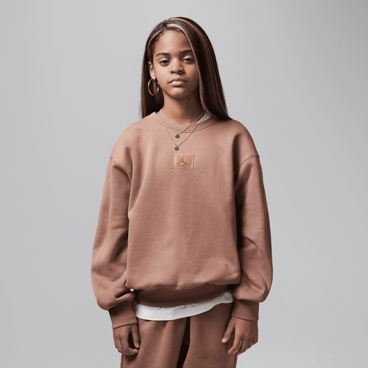 T-Shirts & Tops-JRDN, Jordan Flight Essentials, Big Kids' Oversized Crew T-Shirts & Tops-JRDN, Jordan Flight Essentials, Big Kids' Oversized Crew
