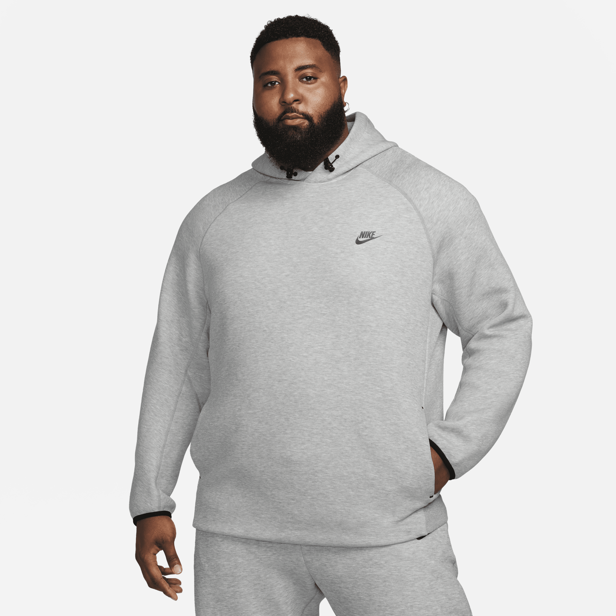 Nike tech sales hoodie grey