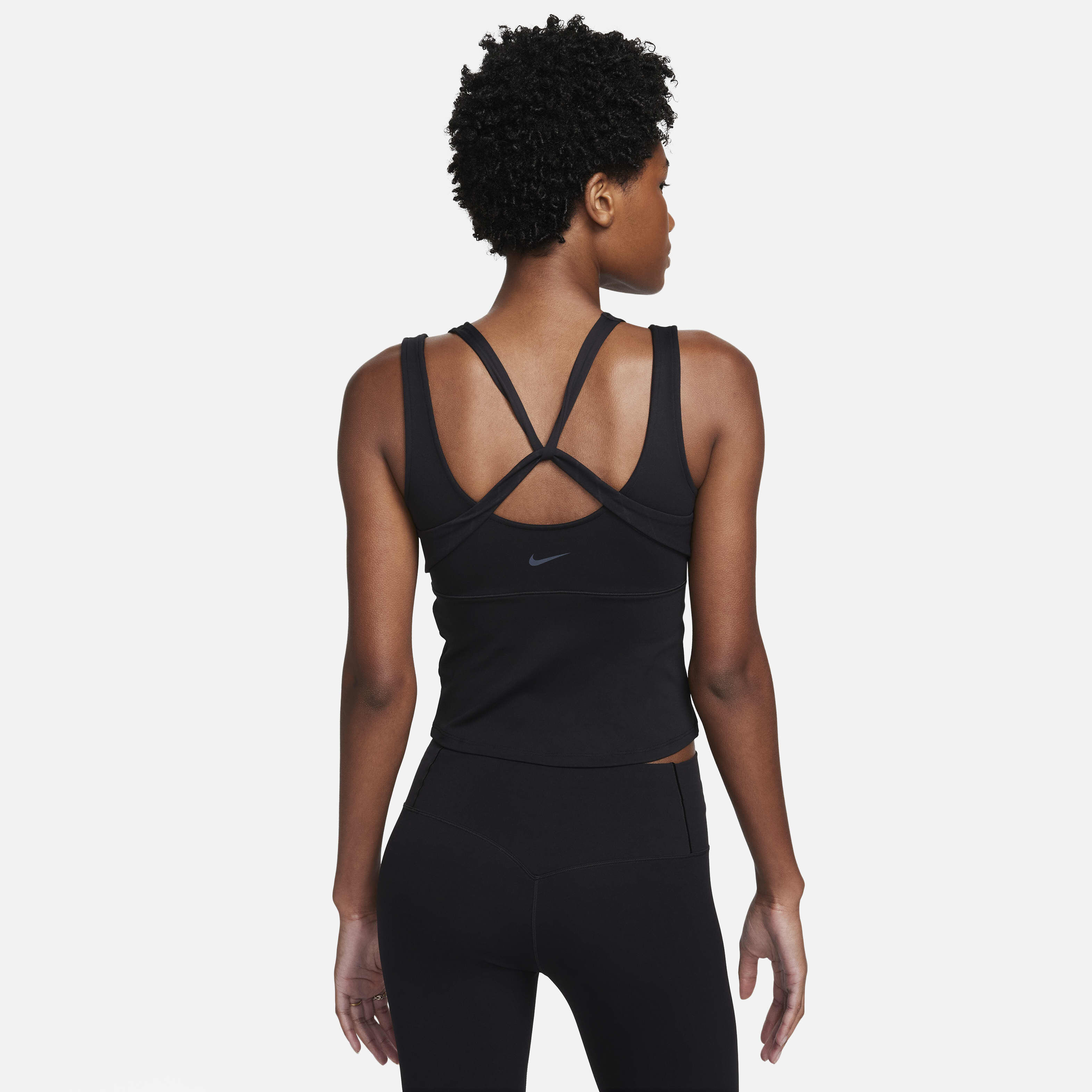 Buy Nike Yoga Dri FIT Luxe Women s Tank Top Black Black Nike UAE Official