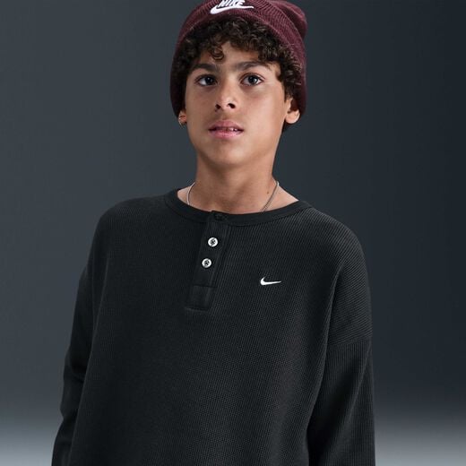 Kids' Long Sleeves Shirts-Nike, Nike Sportswear Metro Ground, Older Kids' Long-Sleeve Top Kids' Long Sleeves Shirts-Nike, Nike Sportswear Metro Ground, Older Kids' Long-Sleeve Top