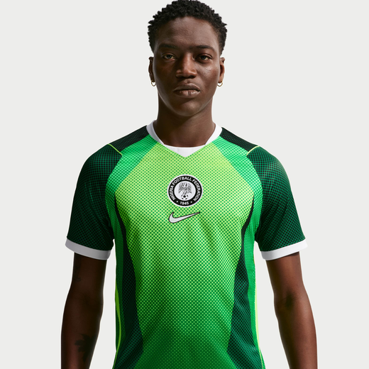 National Football Kits 2026-Nike, Nigeria 2026 Stadium Home, Men's Nike Dri-FIT Football Short-Sleeve Shirt