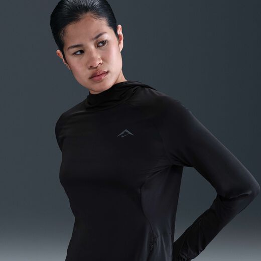 T-Shirts & Tops-Nike, Nike Trail, Women's UV Protection Hooded Mid Layer