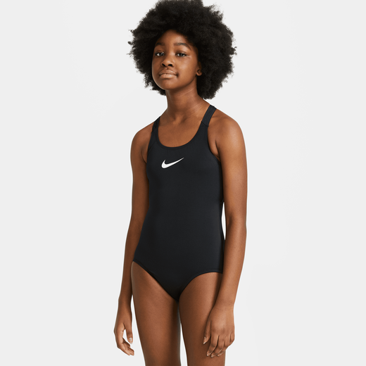 Kids' Swimwear-Nike Swim, Nike Essential, Big Kids' (Girls') Racerback 1-Piece Swimsuit