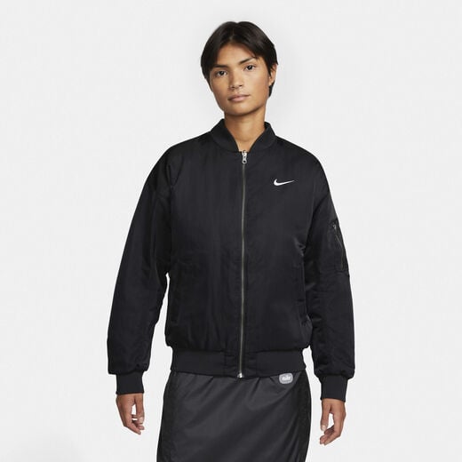 Jackets & Gilets-Nike, Nike Sportswear, Women's Reversible Varsity Bomber Jacket Jackets & Gilets-Nike, Nike Sportswear, Women's Reversible Varsity Bomber Jacket