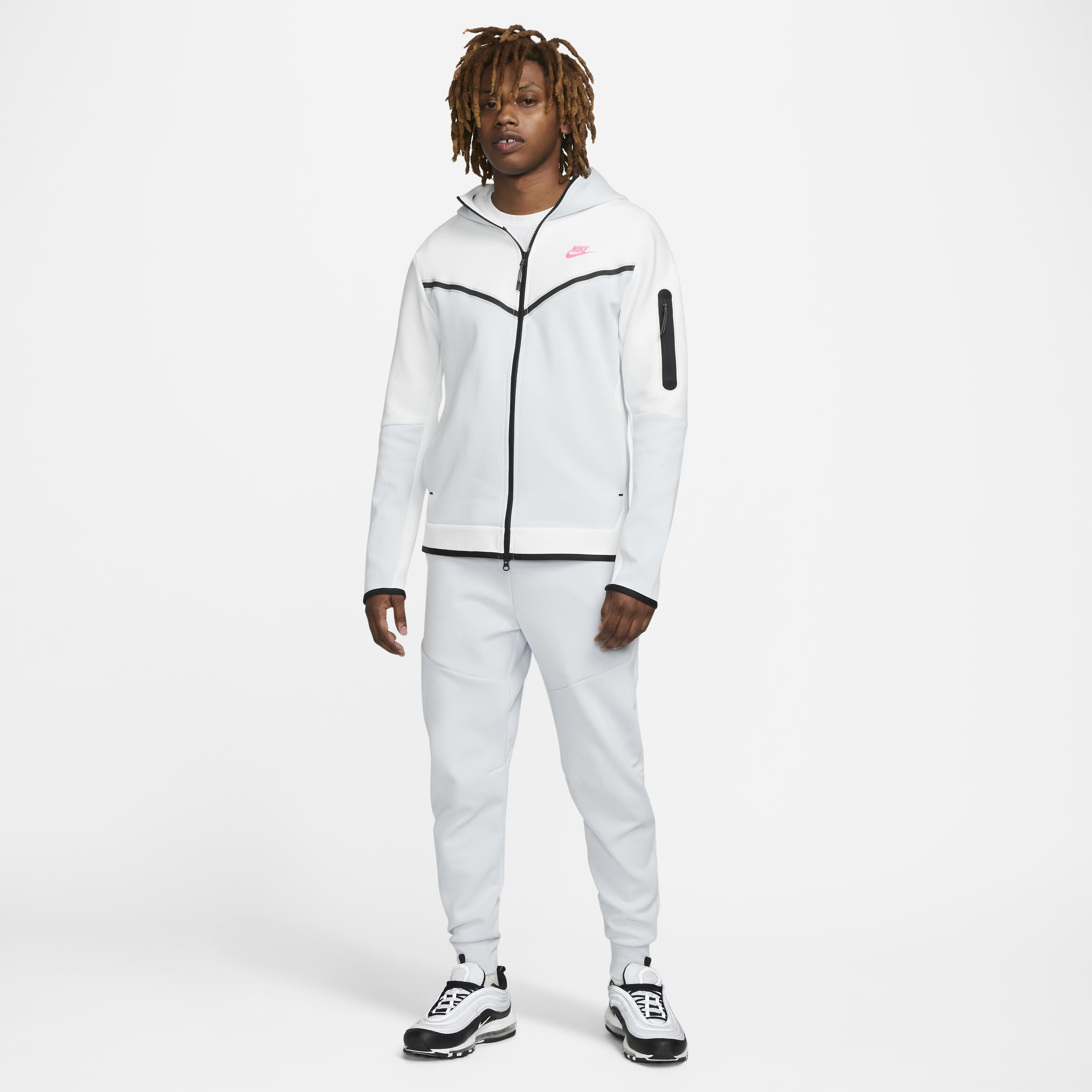 Nike tech tracksuit mens grey 2025