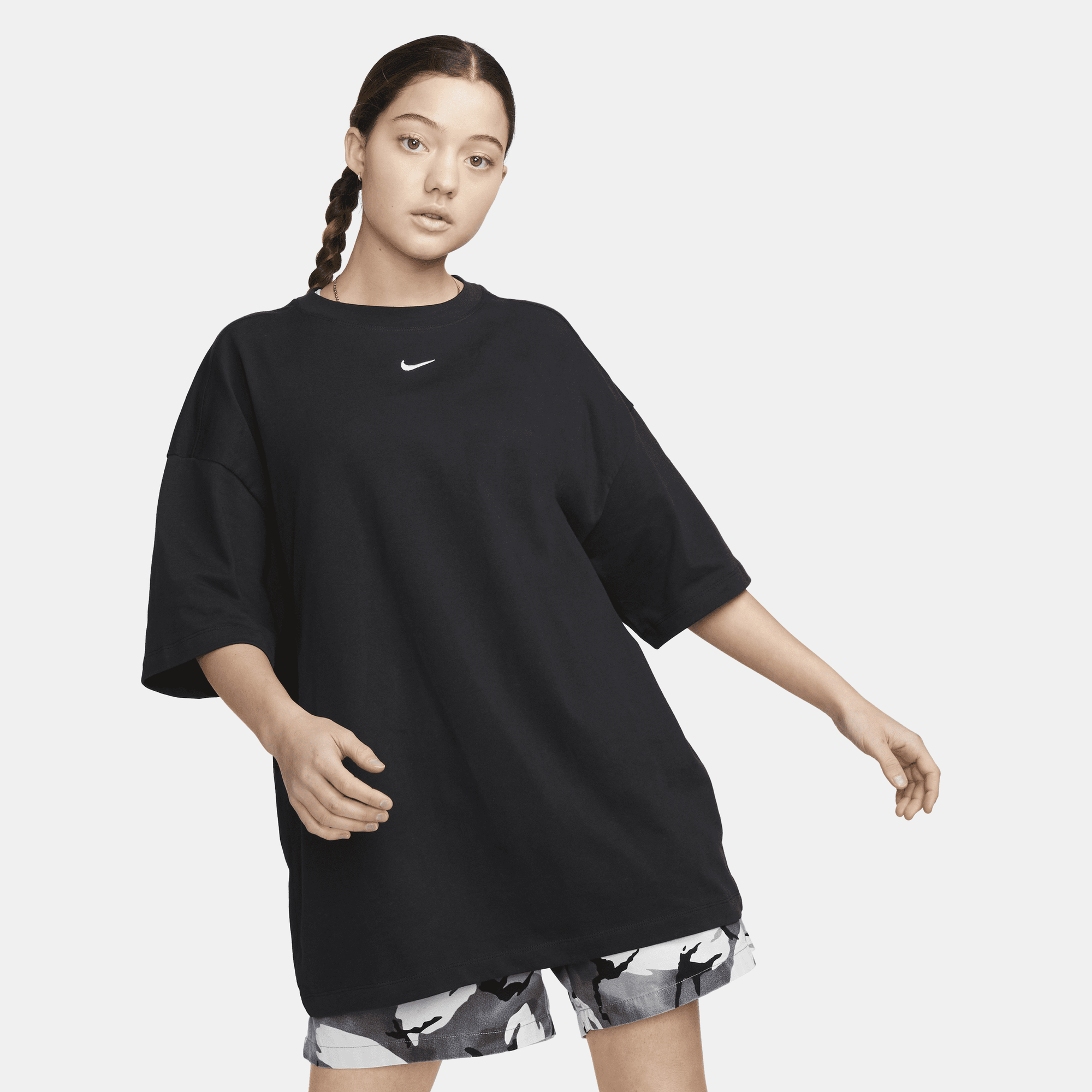 Oversized nike tee on sale