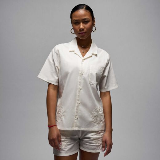 Womens-JRDN, Jordan, Women's Short-Sleeve Woven Top