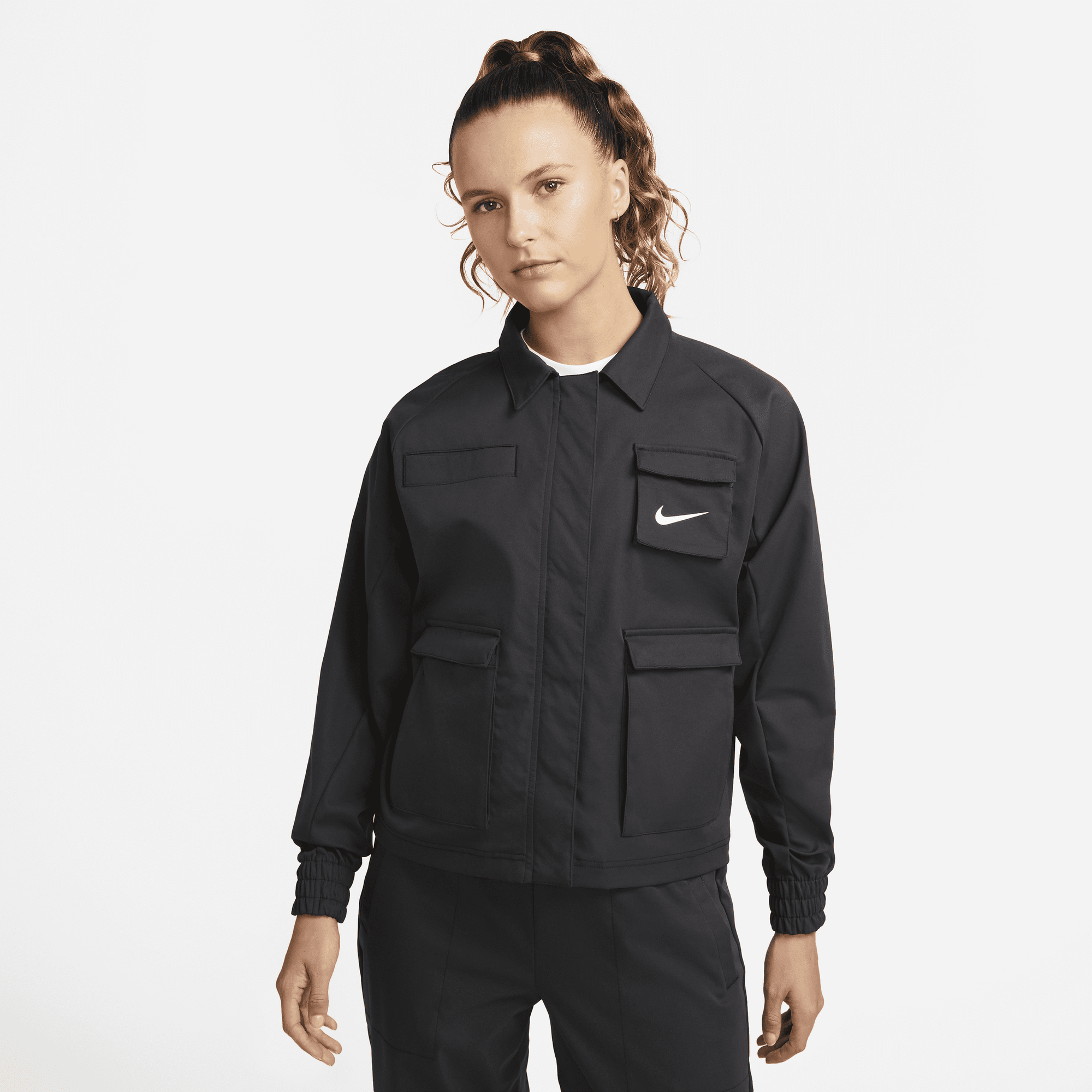 Orange nike windbreaker womens 2025