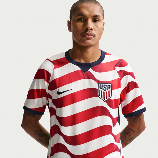 USA-Nike, USMNT 2026 Stadium Home, Men's Nike Dri-FIT Football Replica Shirt