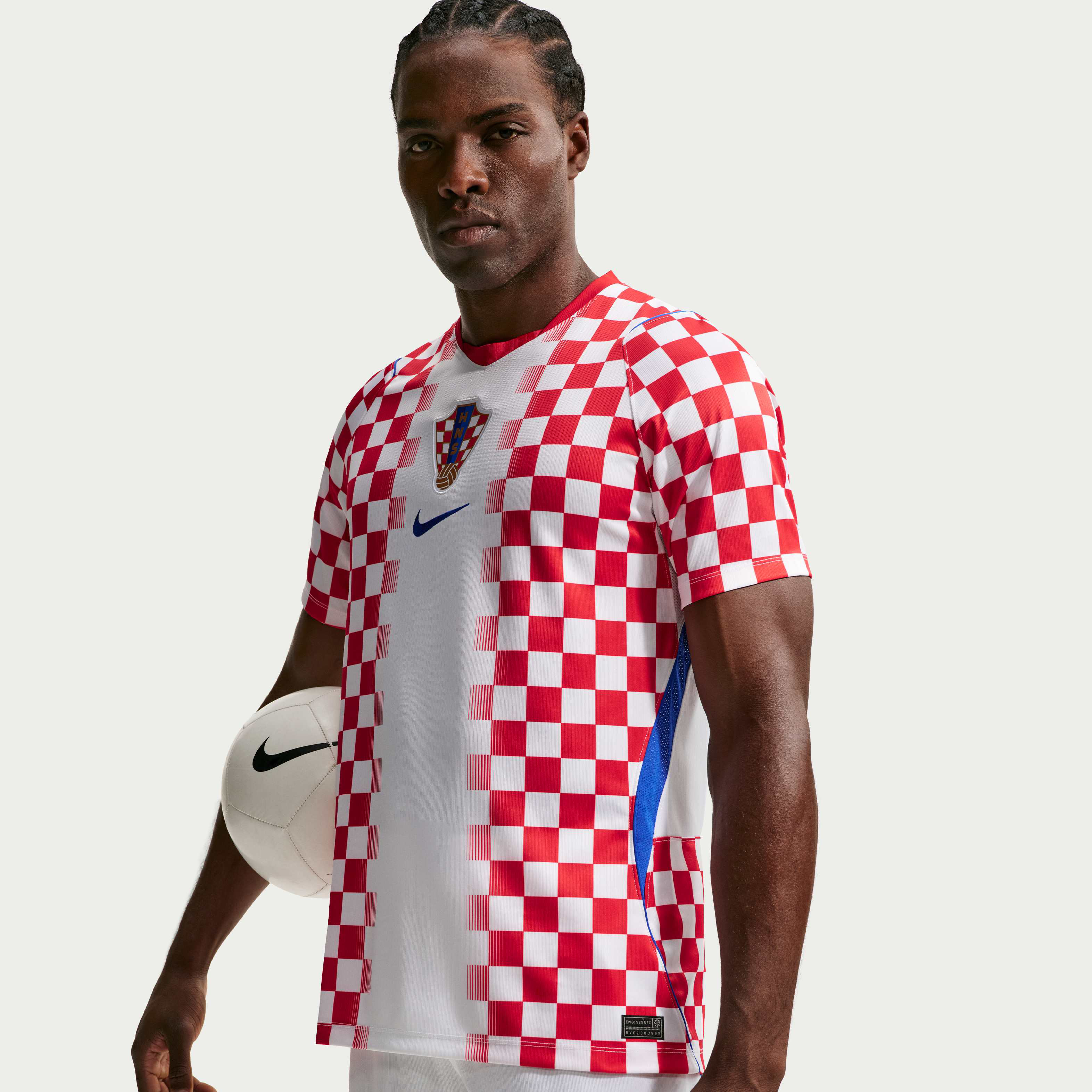 Croatia Men's Nike Dri-FIT Football Replica Shirt image number 2
