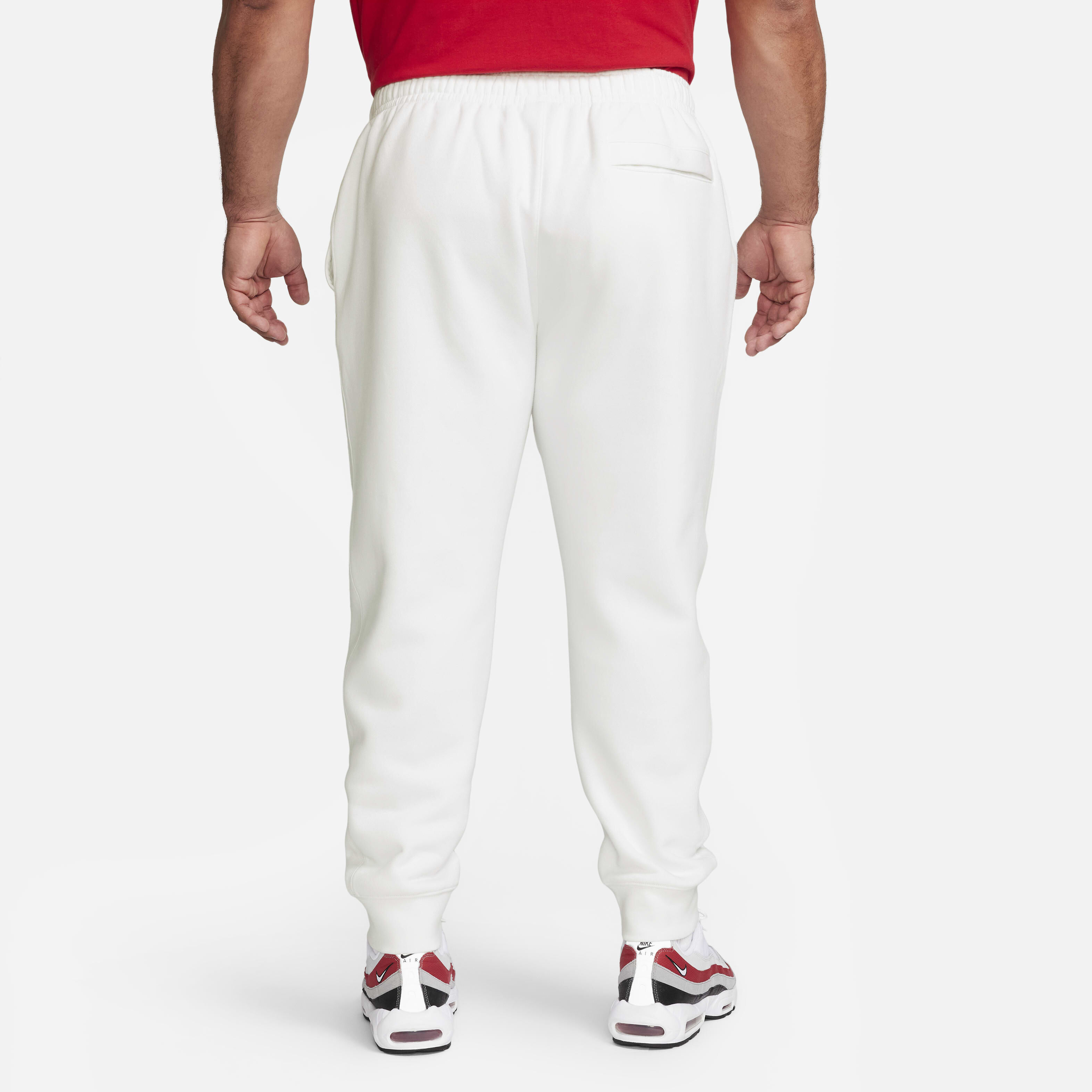 Red and white nike sweatpants discount