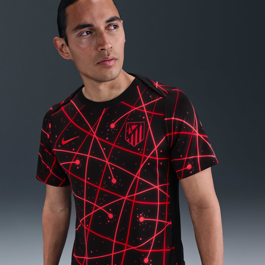 Atletico Madrid-Nike, Atlético Madrid Academy Pro, Men's Nike Dri-FIT Football Pre-Match Short-Sleeve Top