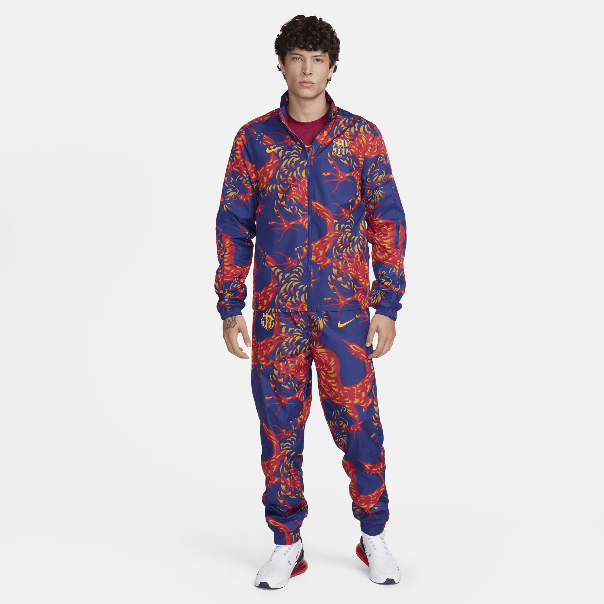 Barcelona purple tracksuit outlet