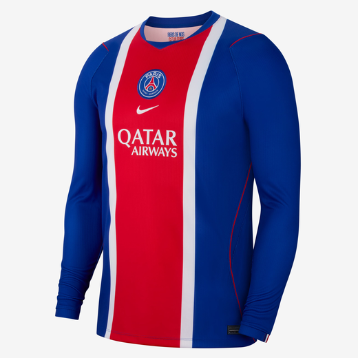 New In-Nike, Paris Saint-Germain 2026/27 Stadium Home, Men's Nike Dri-FIT Football Replica Long-Sleeve Shirt